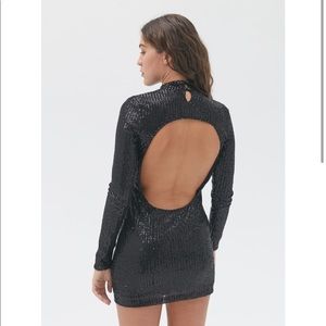 Urban Outfitters Motel Gruedra sequin open back